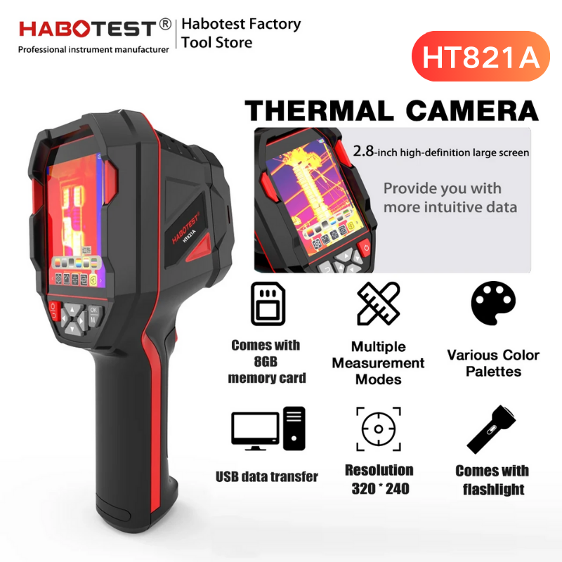 Thermal Imaging Camera Pcb Repair - HABOTEST HT821A Şarj Edilebilir Termal Görüntüleme