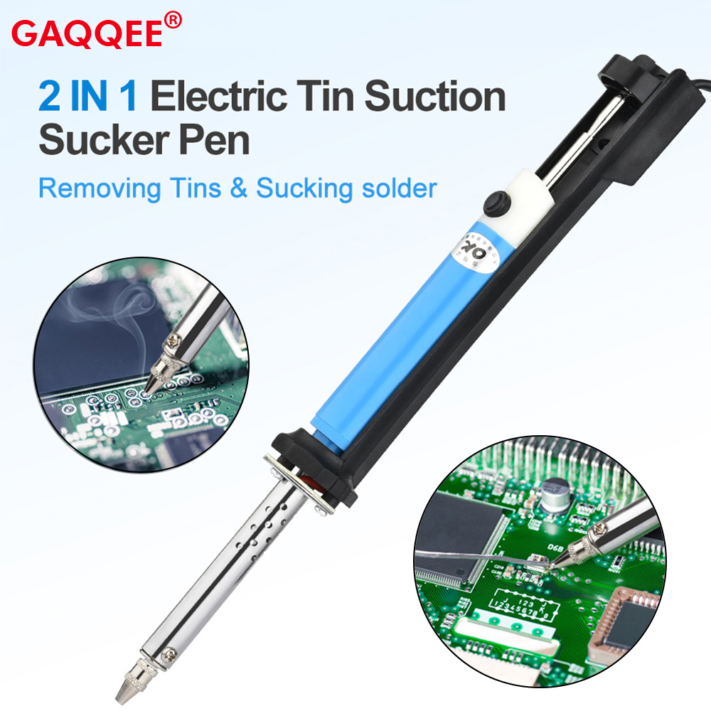 Desoldering Pump Electric Vacuum Station - AC 110 V/220 V Elektrikli Teneke