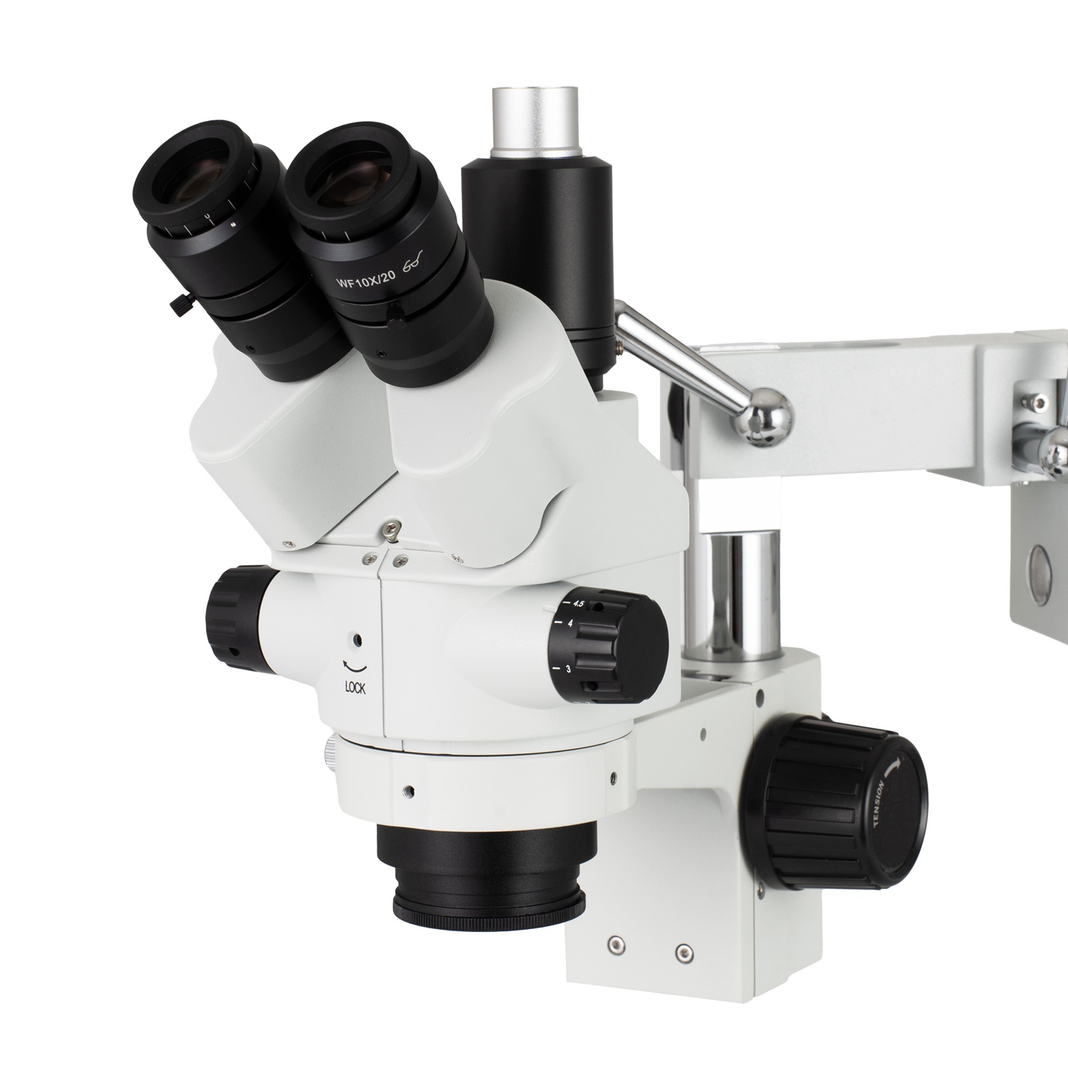 Trinocular Stereo Microscope 7X-45X - AmScope 7X-45X Büyütme Simul-Focal Trinoküler Zoom