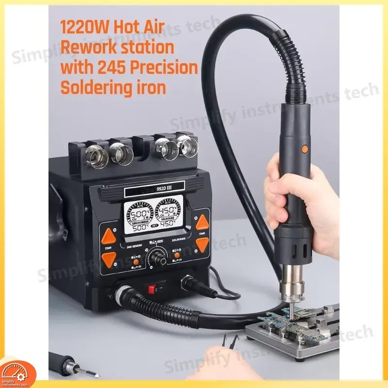 Silverflo 992D III 1220W Hassa - C210 Precision Soldering Station incelemesi ve fiyatı