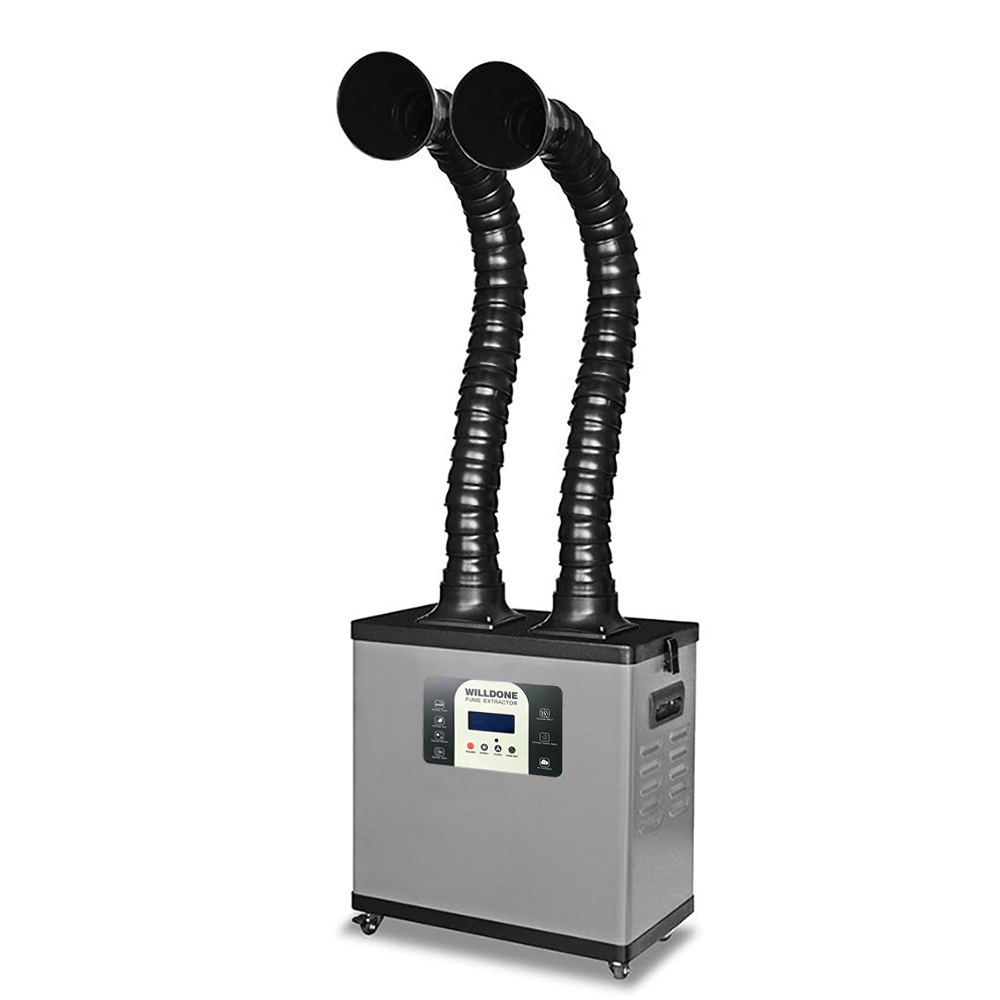 C200Y Taşınabilir Yüksek Güçlü - Fume Extractor Soldering Dual Arm incelemesi ve fiyatı
