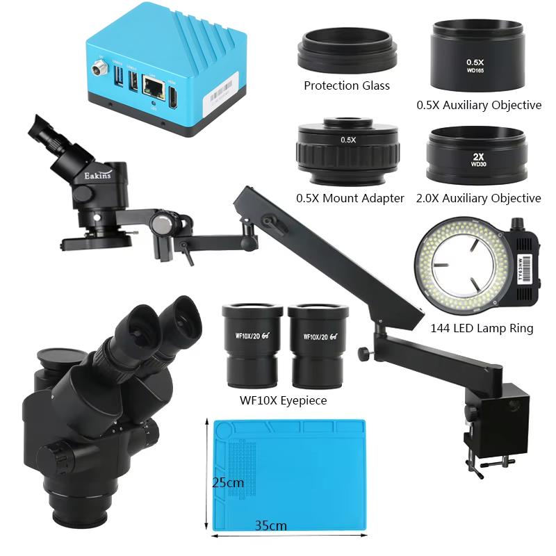 UHD 4K IMX334 HDMI Dijital Vid - Simul-Focal Industrial Microscope 4K Hdmi incelemesi ve fiyatı