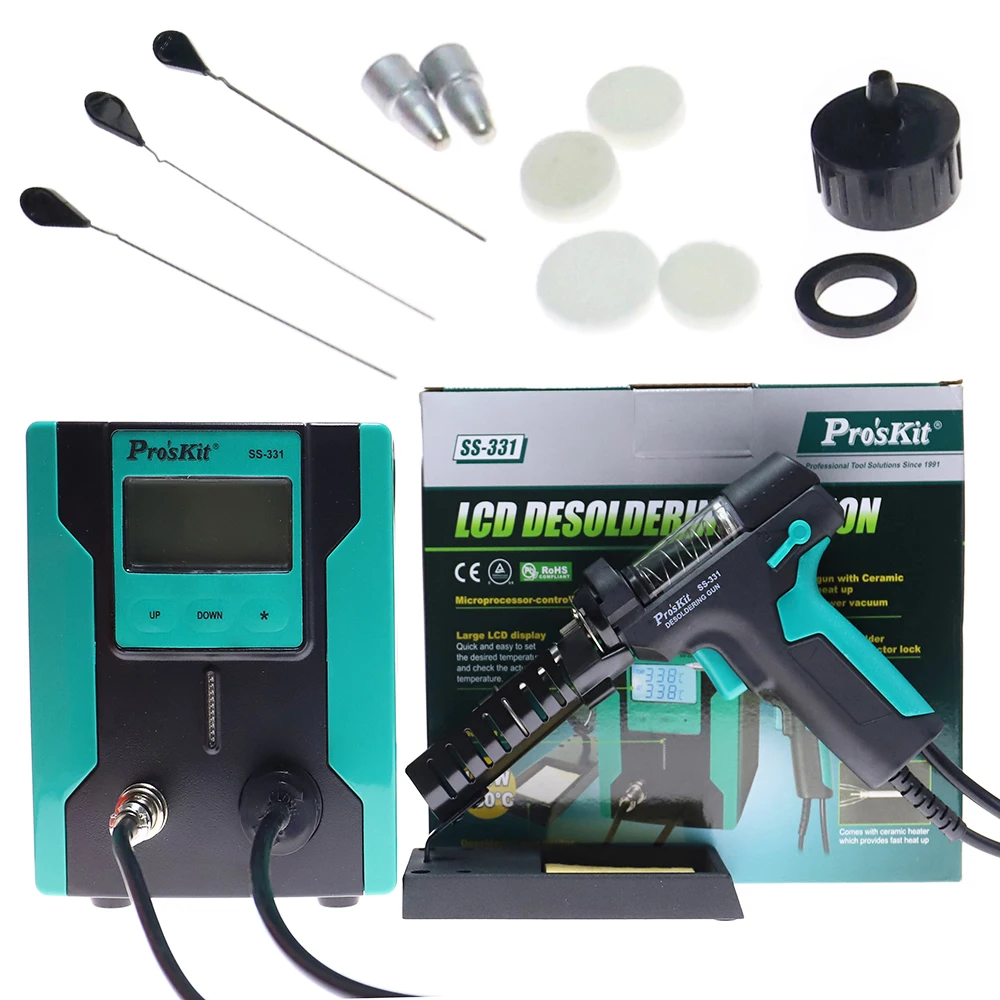 SS-331 LCD Dijital Elektrikli  - Desoldering Pump Electric Vacuum Station incelemesi ve fiyatı