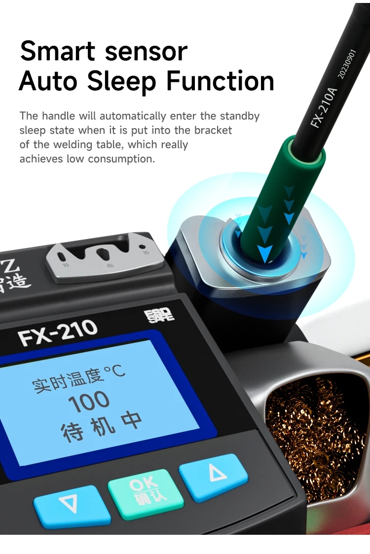 XZZ FX-210 Süper Hassas Lehiml - C210 Precision Soldering Station incelemesi ve fiyatı